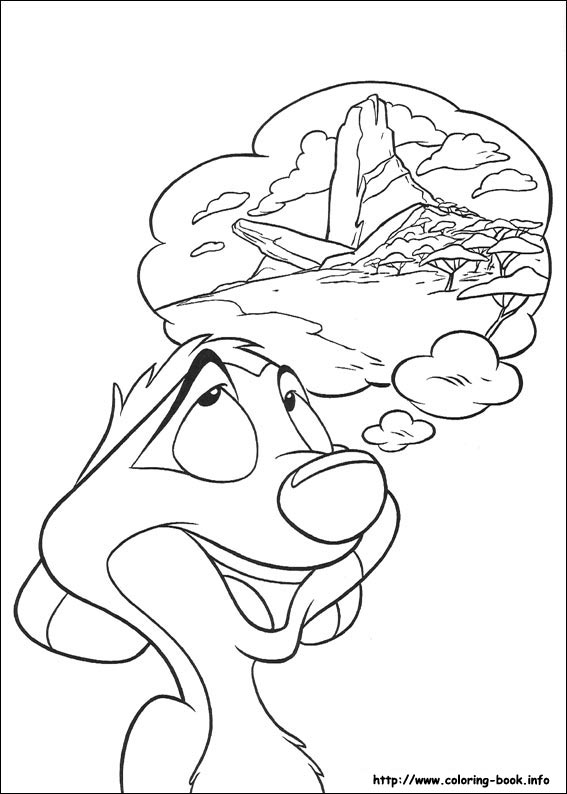 The Lion King coloring picture